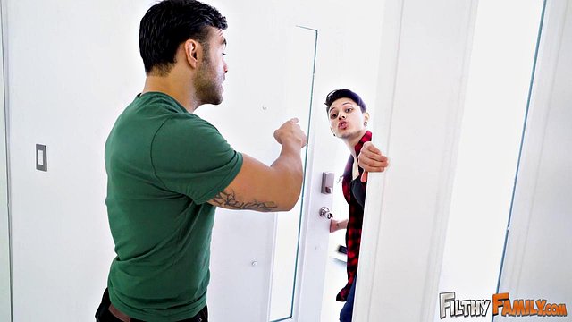 Rose Monroe's Step-Parents Peter Green and Derrick Ferrari Pound Virgin in Threesome