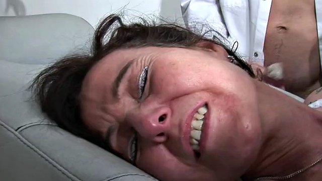 Mature mom visits crazy gynecologist and gets crazy with anal fisting etc.
