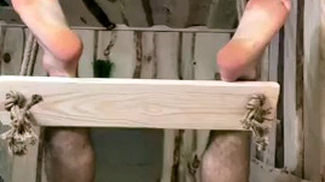 Hot guy gets horny in the SAUNA! MASTURBATION in the sauna! Talk dirty! MOANING