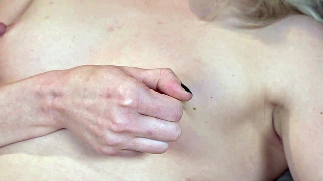 Blonde With Big Tits Teases While Fingering Pussy And Rimming Her Ass In Steamy Solo POV