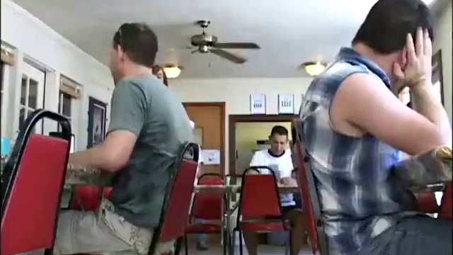 Mans hand spanking