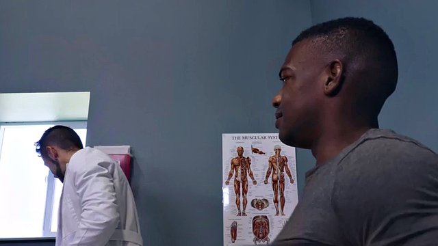 Six Pack Black Patient Breeds By Robust Doctor In The Office