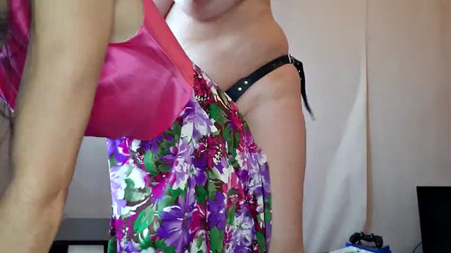 She was fucked hard doggy style - lesbian illusion