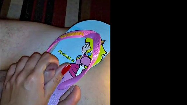 Kiffa Got Off While Squeezing His Cock and Making Him Worship Her Feet