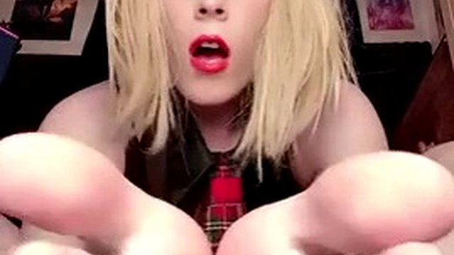 College slut foot fetish homework teases for teacher Jessica Bloom JOI