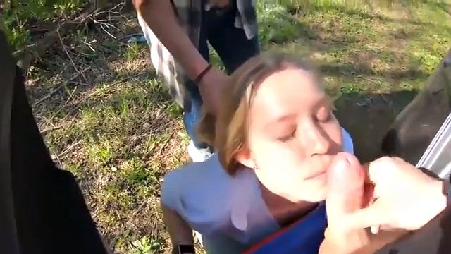 GF lost at rock paper scissors and had to suck fellow traveler - epic facial - point of view