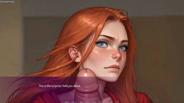 Nuttige Ehefrau neckt und fickt einen riesigen Dildo – 3D-Hentai-Animationsporno – Mila AI