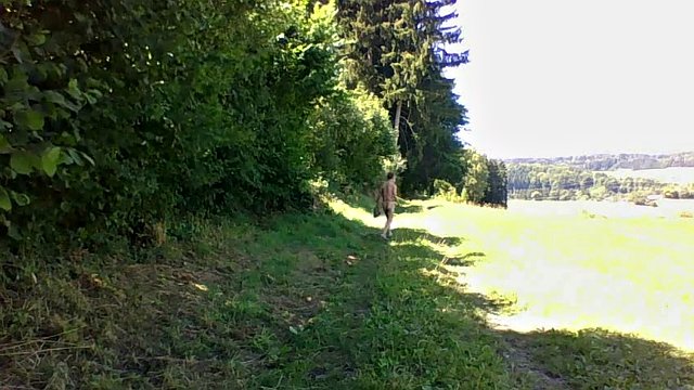 wank in the forest