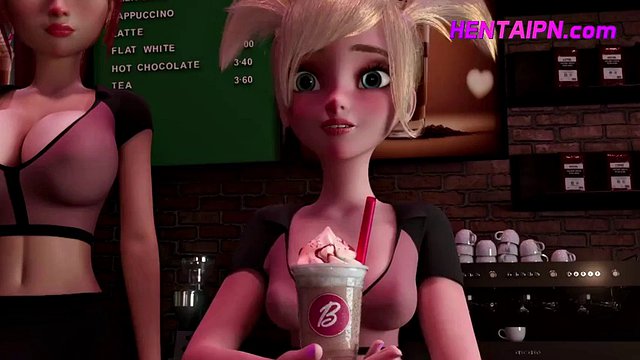 FUTANARI Barista XXX Frappuccino EXCLUSIVE 3D Shemale Sex 2023