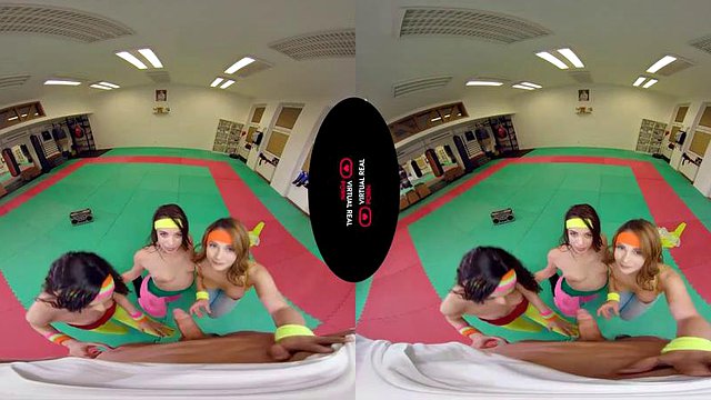 Yoga fun: Babe, Latina & Vr VR Porn