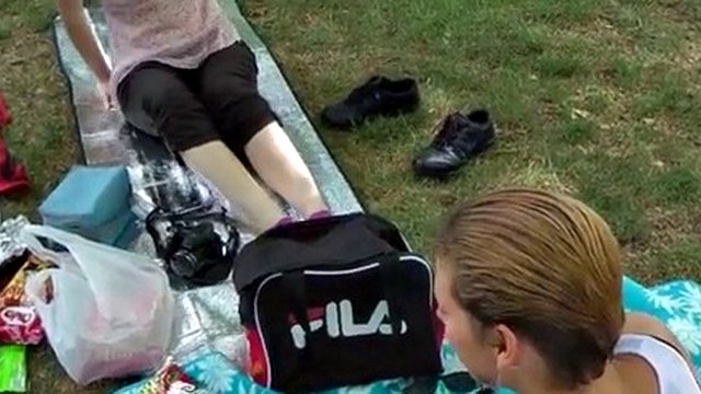 Real outdoor sex with a sexy girl