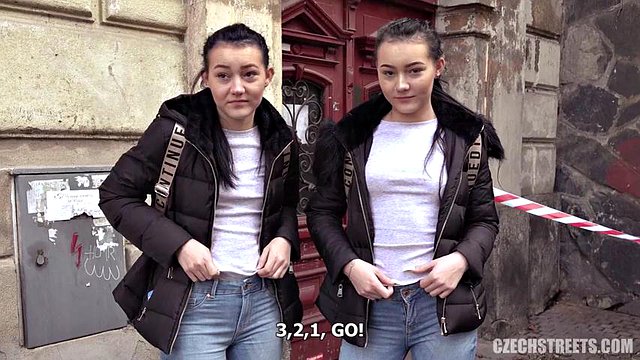 I gemelli sono il doppio del divertimento: pompini, cowgirl e ragazze porno