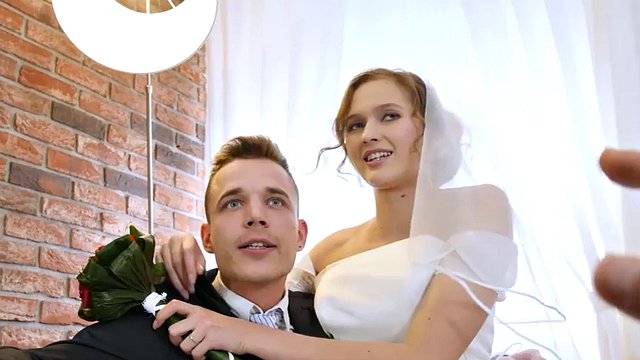 HUNT4K. After wedding poor groom sells partners pussy to rich stranger