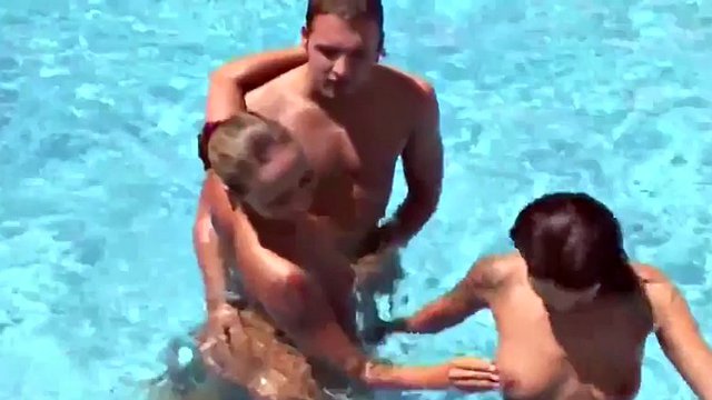 german babes share a dick on a vacation