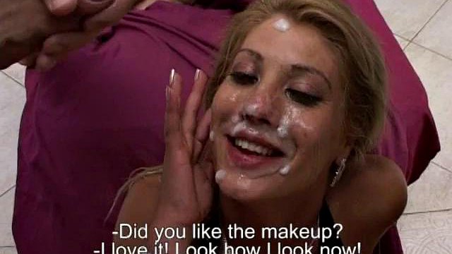 Desagradable maquillaje Argentina Bukkake - Sofía