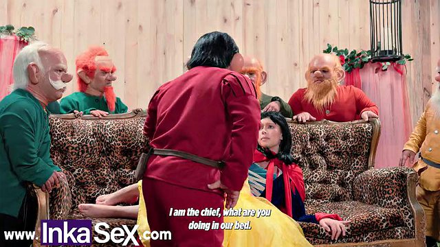 Snow White gets lost in the forest and gets fucked by the 7 dwarfs