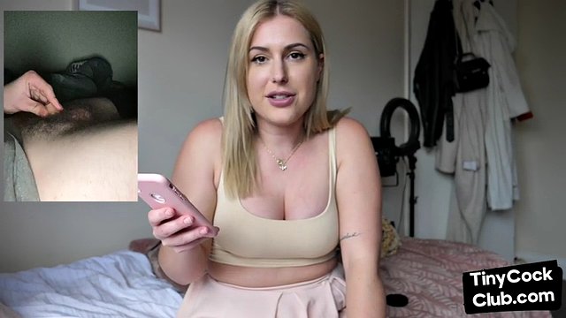 Solo Humiliation Amateur British babe talks dirty about small dicks
