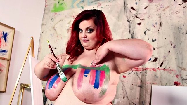 Sashaa's Breast Painting