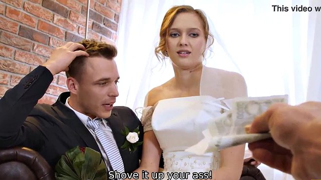 HUNT4K. Cute Czech Bride Spends Her First Night With A Rich Stranger