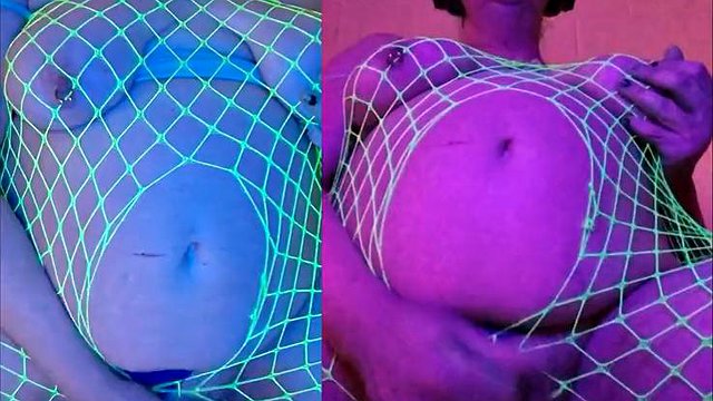 Princess Udders TS Double Penetration Green Goddess Hologram