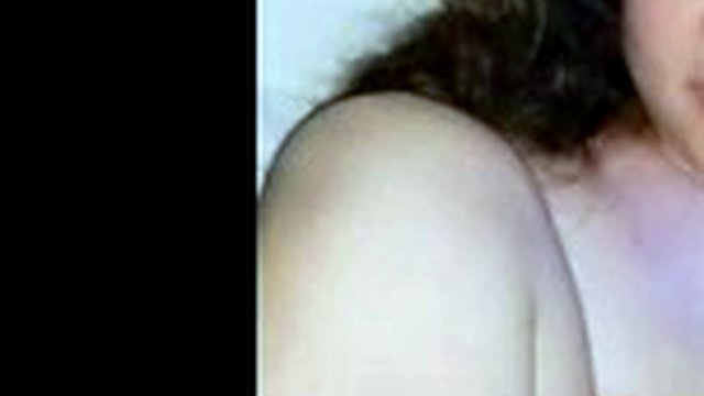 hardcore chubby brunette talking on the phone