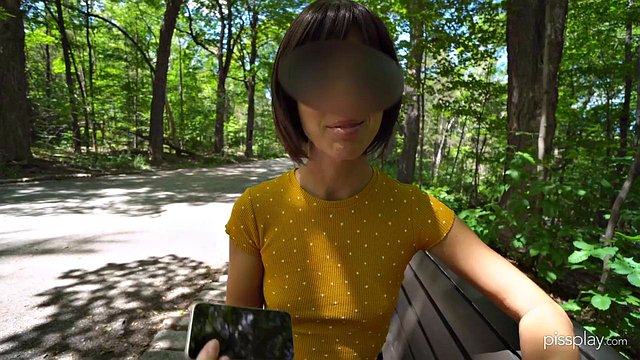 Brunette Public Nudity Compilation