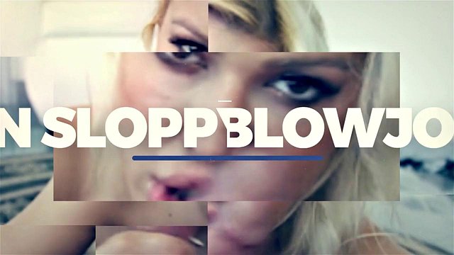 Tattooed Busty MILF Lily Lane Kneels for Big Cock Blowjob