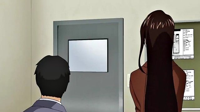 Enojada morena caliente hentai MILF follar para calmarse