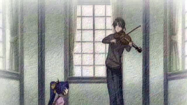Erotic anime kissing foreplay