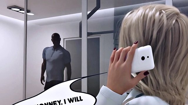 DobermanStudio Pamela Episode 1 tasty hot big ass cheating in office swallowing big black cock in her tight pussy creampie