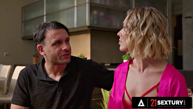 Angelika Grays Lured by Neighbors for Double-Penetration Threesome