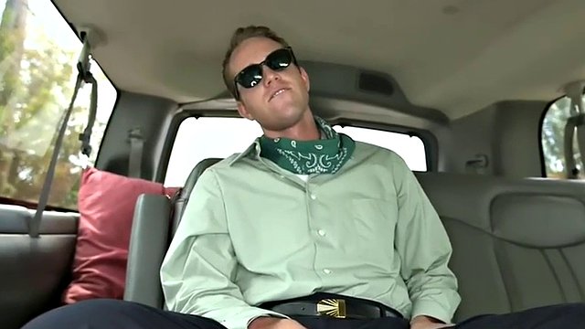 Blindfolded tricked str8 stud fucked by gay on the bus 4 money