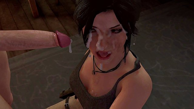 True Facials 03 - ROUGH Facefucking Gagging Cumshots - 3D Hentai Porn Game