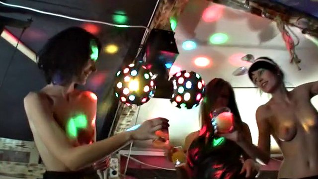 Unforgettable college party in a nightclub