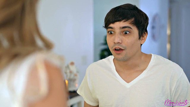 Ricky Spanish Creampies Blonde Stepmom Millie Morgan for Christmas