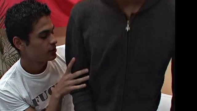 This erotic scene features latin twinks Alfredo and Wilfrido and it's all about the fucking. After some ass licking, these two cuties go straight to anal and a monster cock meets skinny little ass for a good, long, hard fuck.