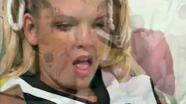 Blonde cheerleaders Ticket to ride: Blowjob, Doggy & Cowgirl Porn