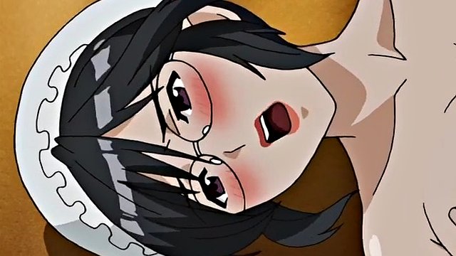 Animated hentai cartoon with horny maids being naughty and fucked