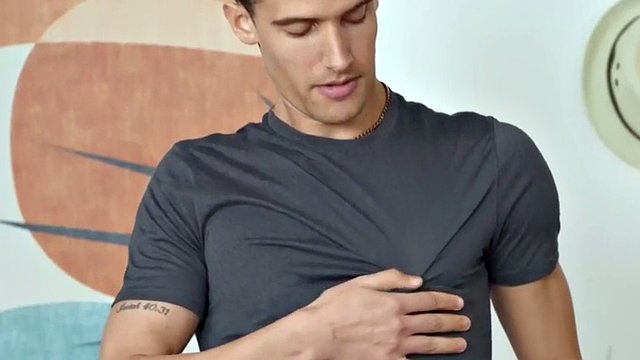 Beautiful athlete seducing the cameraman with cumshot
