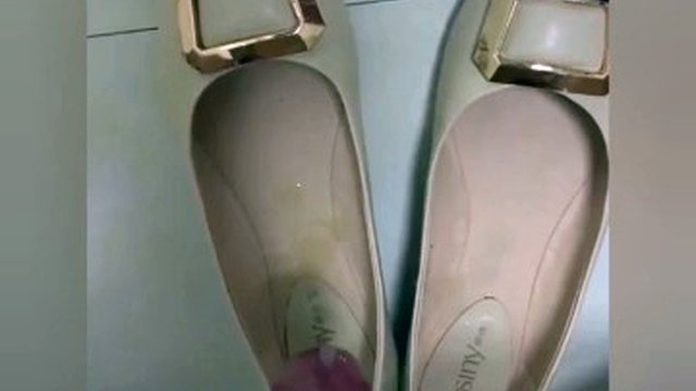 cum on shoes