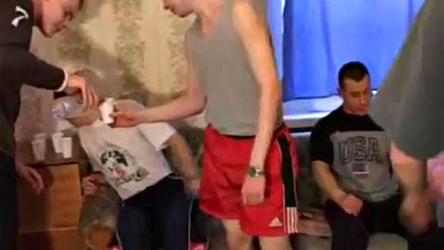 A group of boys and docter MILF porn party