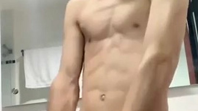 Cumshot in the bathroom jacob buccella