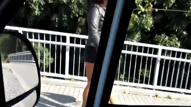 street whore picked up then thick booty fucked