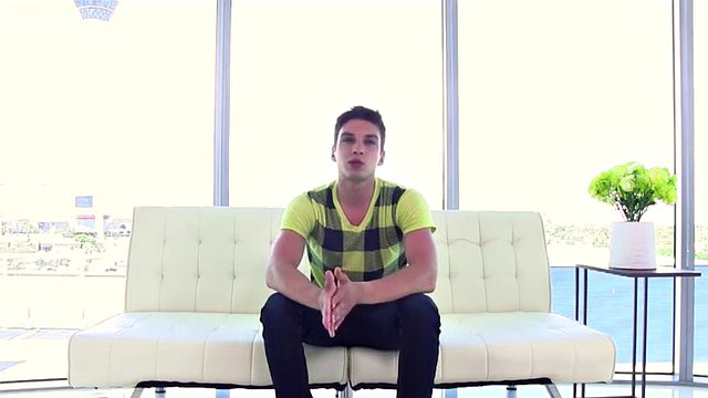 Innocent looking gay amateur slut gets ass plowed on casting