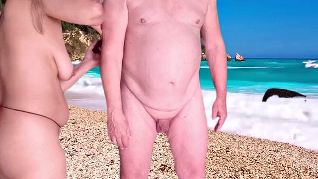TAKING IT ALL OFF ON THE BEACH WITH AGARABAS AND OLPR
