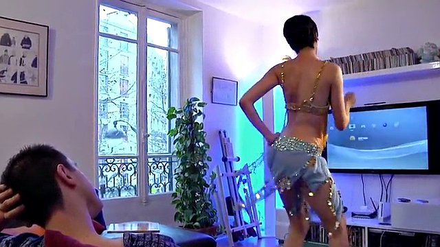 Beautiful Arab belly dancer has intense sex