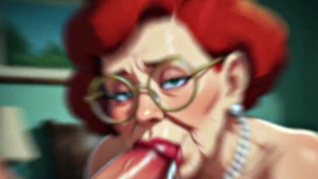 La rousse Lois MILF suce une grosse bite