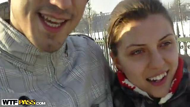 Cute teen girl masturbates in shower