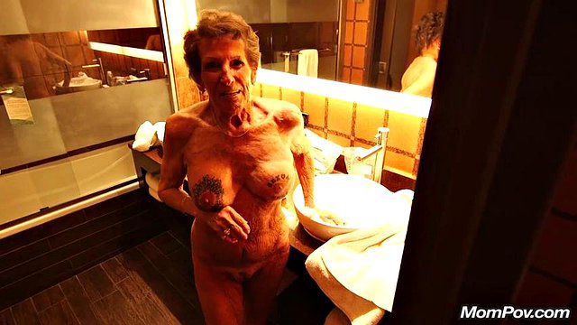 Big tits granny takes control in a wild cowgirl ride