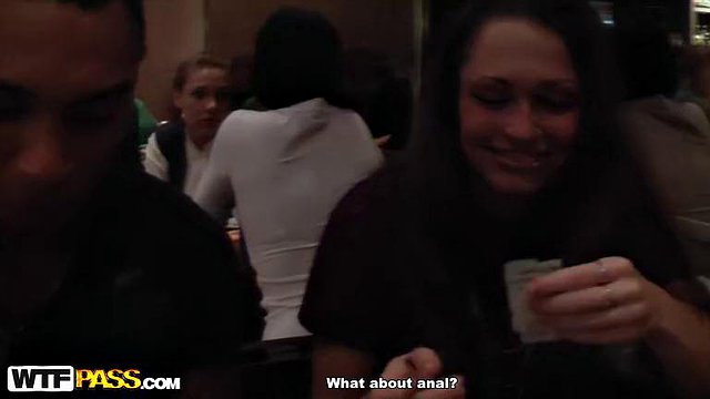 Pick up babe fucking hard in a restroom